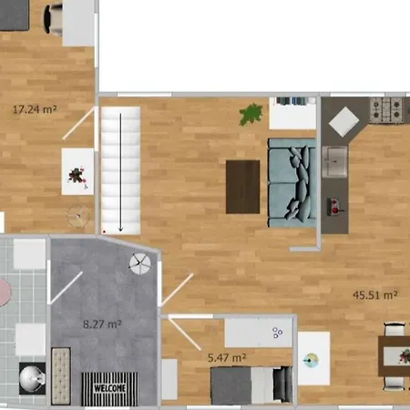 Grosse Landhauswohnung